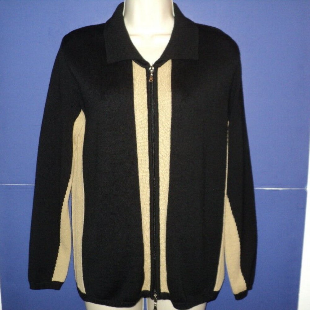 Angel by Sabri Ozel Cardigan Sweater Sz S Zipped